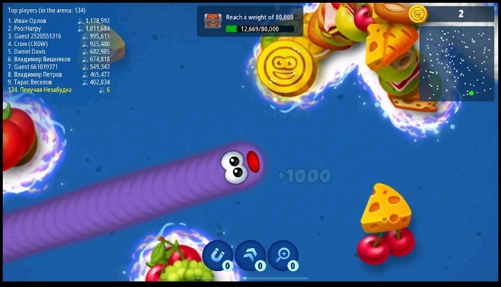 Worms Zone .io hungry snake IOS  MOD  Download Latest version 6.19.0