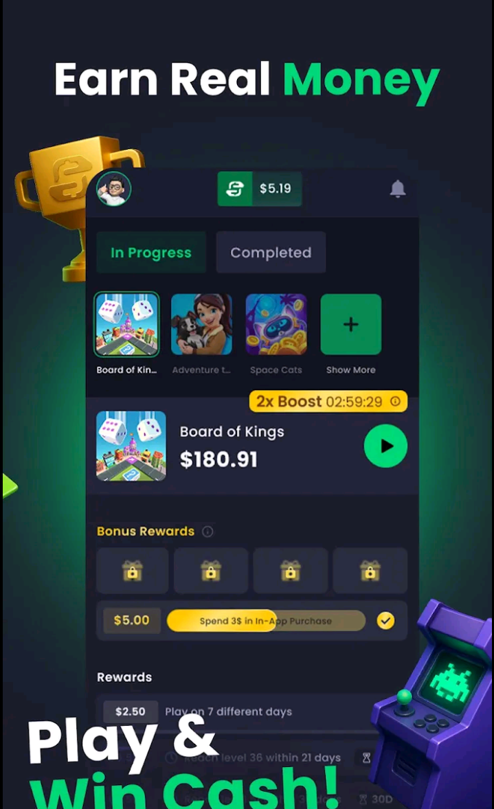 Free Cash Earn Money ios mod Download Latest version 1.165